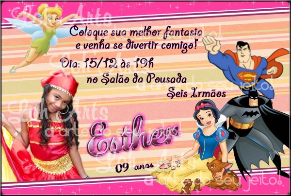 Convite de Aniversário Infantil