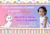 Convite de Aniversário Infantil