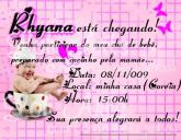Convite Chá de Bebê