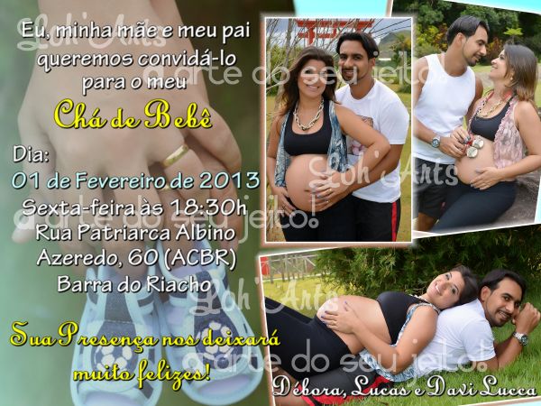 Convite Chá de Bebê