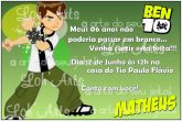 Convite de Aniversário Infantil